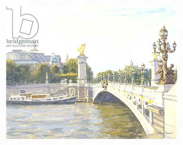 Постер Pont Alexandre III, Paris 2 с типом исполнения На холсте в раме в багетной раме 221-03
