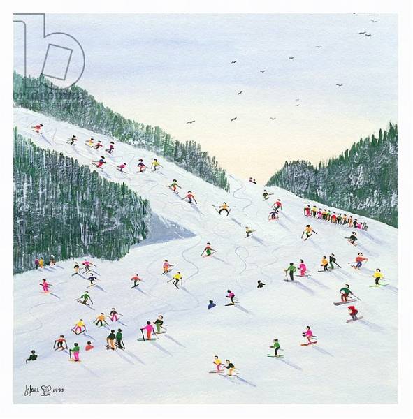 Постер Ski-vening, 1995 с типом исполнения На холсте в раме в багетной раме 221-03