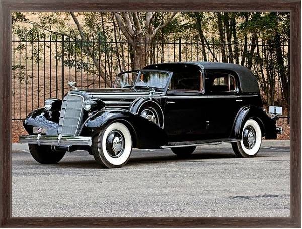Постер Cadillac V12 370-D Town Cabriolet by Fleetwood '1935 с типом исполнения На холсте в раме в багетной раме 221-02