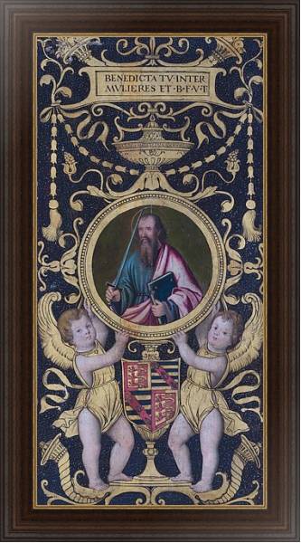Постер Святой Урсула с типом исполнения На холсте в раме в багетной раме 1.023.151