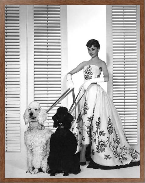 Постер Hepburn, Audrey (Sabrina) 14 с типом исполнения На холсте в раме в багетной раме 1727.4310
