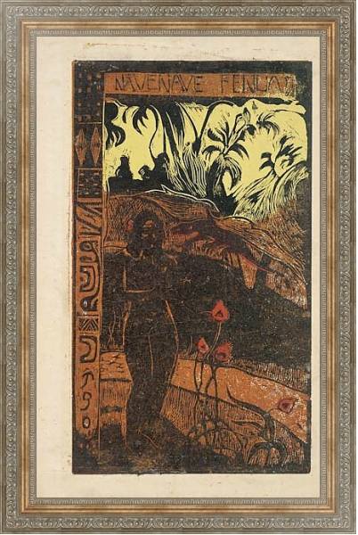 Постер Nave Nave Fenua from Noa Noa с типом исполнения На холсте в раме в багетной раме 484.M48.310