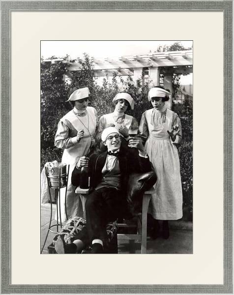 Постер Lloyd, Harold (Lonesome Luke Loses Patients) с типом исполнения Под стеклом в багетной раме 1727.2510