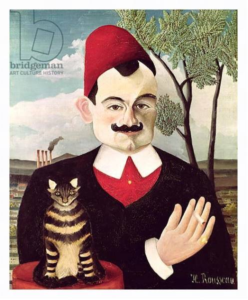 Постер Portrait of Pierre Loti c.1891 с типом исполнения На холсте в раме в багетной раме 221-03