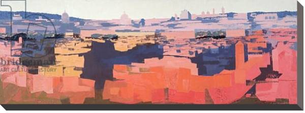 Постер Rome, View from the Spanish Academy on the Gianicolo, Sunset, 1968 с типом исполнения На холсте без рамы