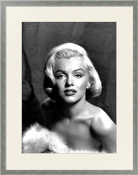 Постер Monroe, Marilyn 77 с типом исполнения Под стеклом в багетной раме 1727.2510