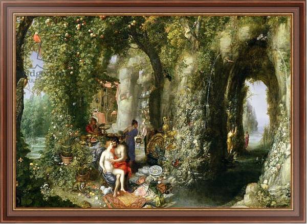 Постер A Fantastic cave with Odysseus and Calypso с типом исполнения На холсте в раме в багетной раме 35-M719P-83