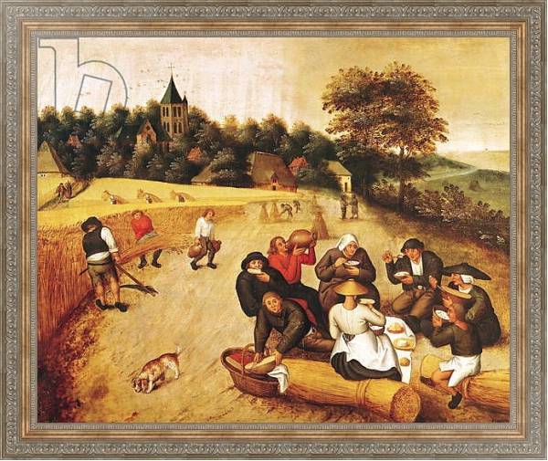 Постер The Harvester's Meal с типом исполнения На холсте в раме в багетной раме 484.M48.310
