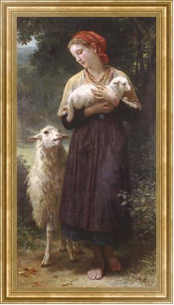 Постер Пастушка 2 с типом исполнения На холсте в раме в багетной раме NA033.1.051