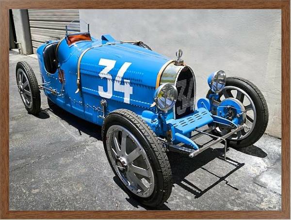 Постер Bugatti Type 37A '1928–30 с типом исполнения На холсте в раме в багетной раме 1727.4310