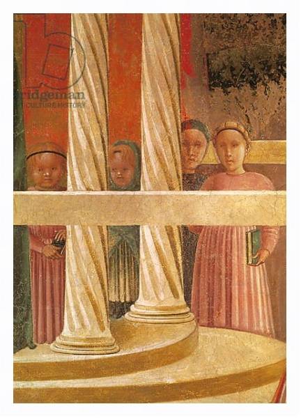 Постер The Presentation of Mary in the Temple, 1433-34 с типом исполнения На холсте в раме в багетной раме 221-03