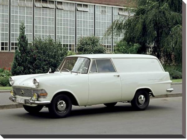 Постер Opel Rekord Van (P2) '1960–63 с типом исполнения На холсте без рамы