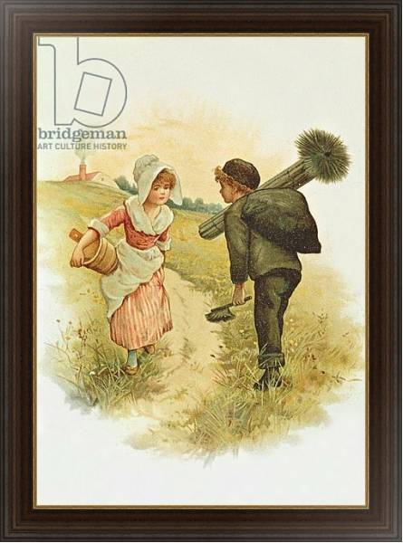 Постер Sunbeams, 1890 с типом исполнения На холсте в раме в багетной раме 1.023.151