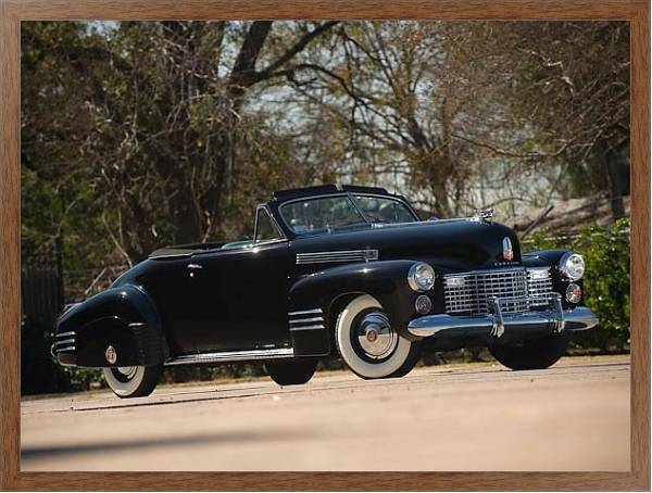 Постер Cadillac Sixty-Two Convertible Coupe by Fleetwood '1941 с типом исполнения На холсте в раме в багетной раме 1727.4310