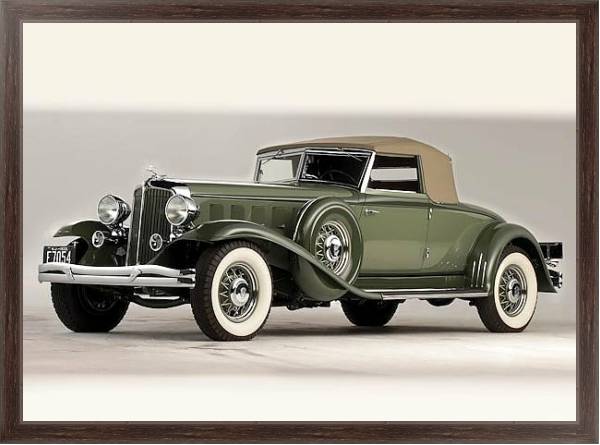 Постер Chrysler CL Imperial Convertible Roadster by LeBaron '1932 с типом исполнения На холсте в раме в багетной раме 221-02