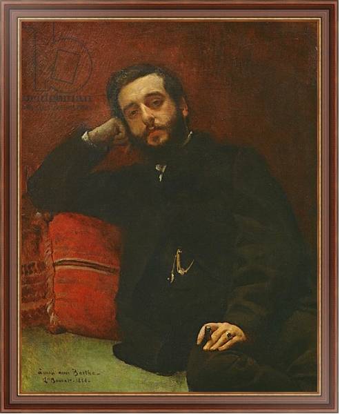 Постер Portrait of Adrien Barthe, 1866 с типом исполнения На холсте в раме в багетной раме 35-M719P-83