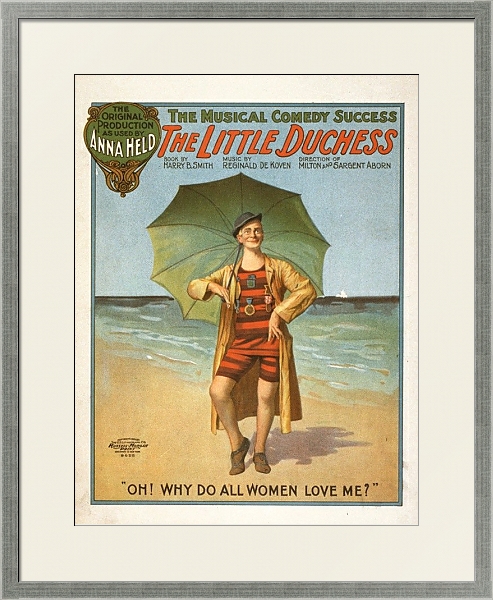 Постер The little duchess the musical comedy success. с типом исполнения Под стеклом в багетной раме 1727.2510