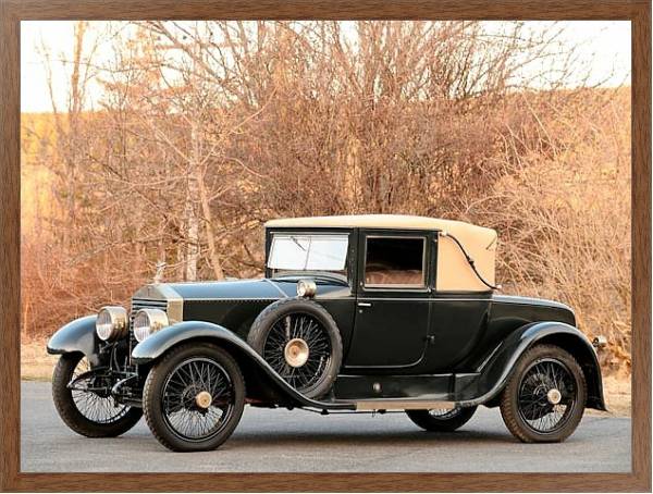 Постер Rolls-Royce 20 2-door Landau Coupe by Locke '1925 с типом исполнения На холсте в раме в багетной раме 1727.4310