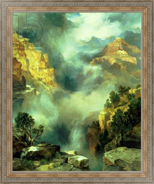 Постер Mist in the Canyon, 1914 с типом исполнения На холсте в раме в багетной раме 484.M48.310