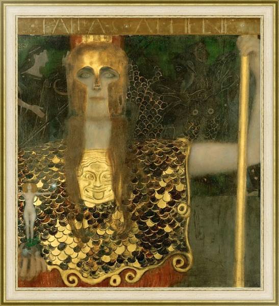 Постер Афина Паллада с типом исполнения На холсте в раме в багетной раме 485.M40.746