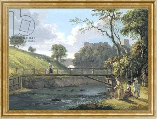 Постер Roslin Castle, Midlothian с типом исполнения На холсте в раме в багетной раме NA033.1.051