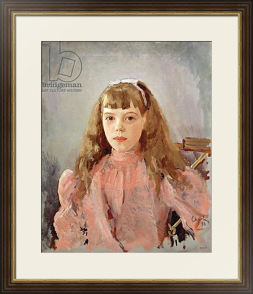Постер Portrait of Grand Duchess Olga Alexandrovna 1893 1 с типом исполнения Под стеклом в багетной раме 1.023.036