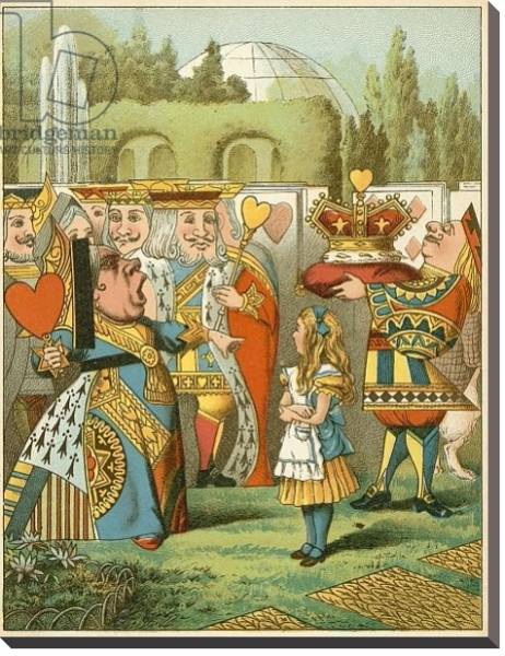 Постер The Queen said severely 'Who is this?' from Alice's Adventures in Wonderland с типом исполнения На холсте без рамы