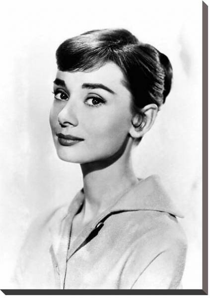 Постер Hepburn, Audrey 44 с типом исполнения На холсте без рамы