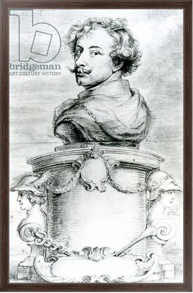 Постер Sir Anthony van Dyck с типом исполнения На холсте в раме в багетной раме 221-02