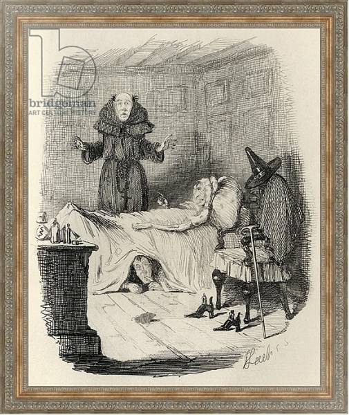 Постер The Confession of the old woman clothed in grey, from 'The Ingoldsby Legends' с типом исполнения На холсте в раме в багетной раме 484.M48.310