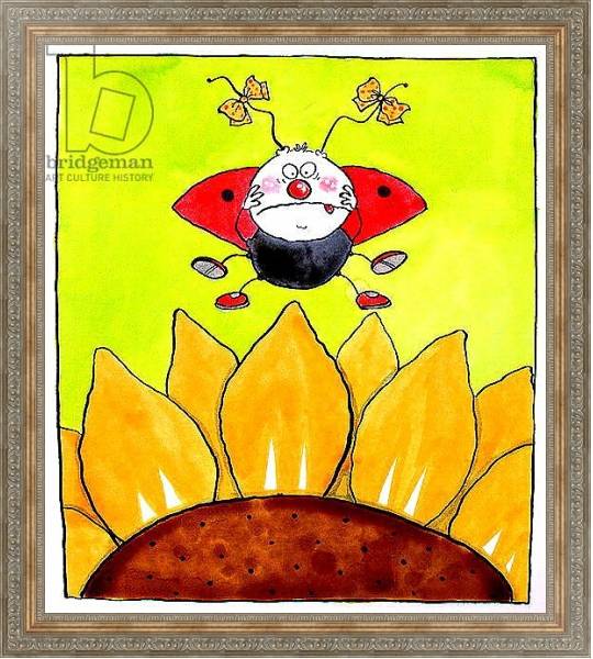 Постер Ladybird с типом исполнения На холсте в раме в багетной раме 484.M48.310