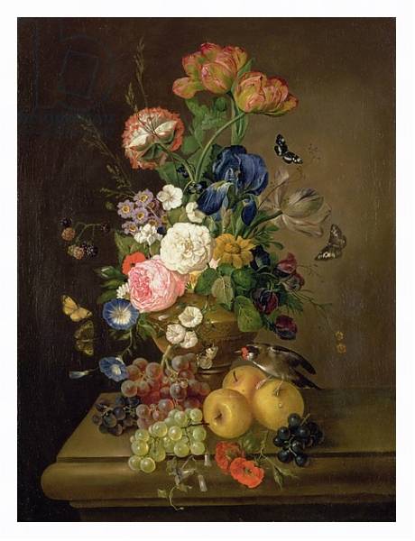 Постер Vase of Flowers 2 1 с типом исполнения На холсте в раме в багетной раме 221-03