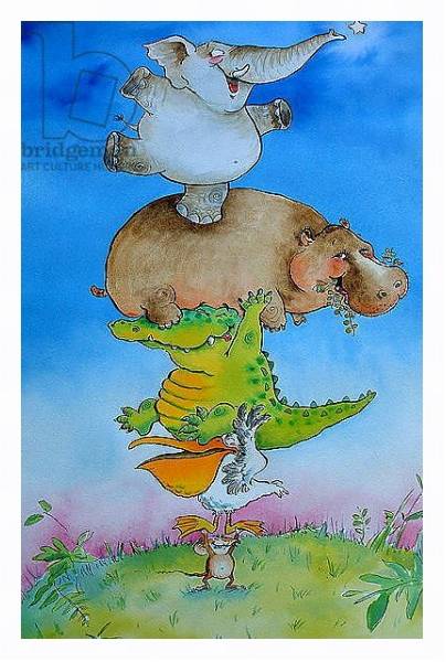 Постер Super Mouse с типом исполнения На холсте в раме в багетной раме 221-03