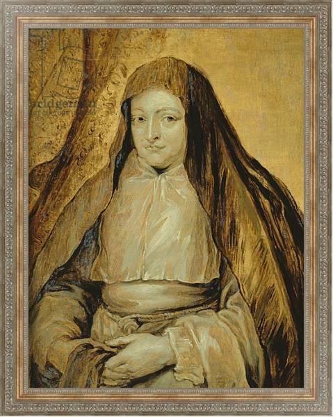 Постер Portrait of Infanta Isabella Clara Eugenia of Spain, c.1627-32 с типом исполнения На холсте в раме в багетной раме 484.M48.310