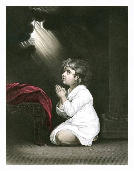 Постер Samuel as a boy с типом исполнения На холсте в раме в багетной раме 221-03
