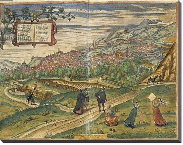 Постер View of Granada с типом исполнения На холсте без рамы
