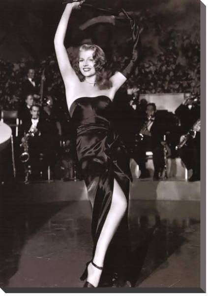 Постер Hayworth, Rita (Gilda) с типом исполнения На холсте без рамы