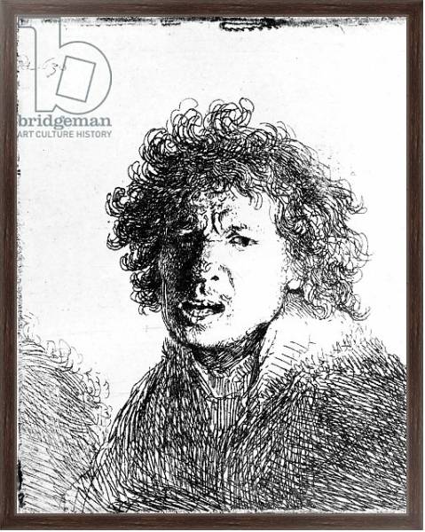 Постер Self Portrait, 1630 с типом исполнения На холсте в раме в багетной раме 221-02
