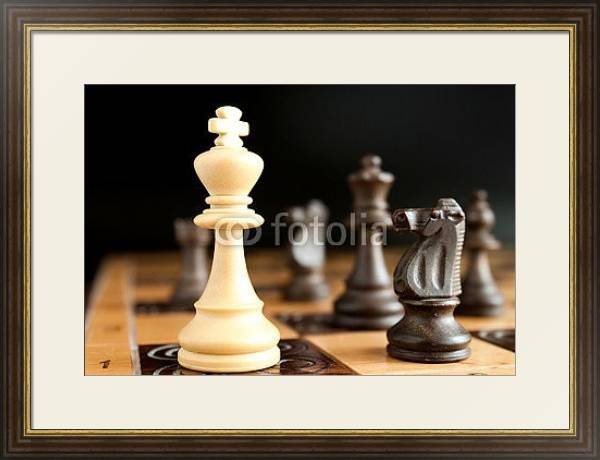 Постер Шахматы 2 с типом исполнения Под стеклом в багетной раме 1.023.036