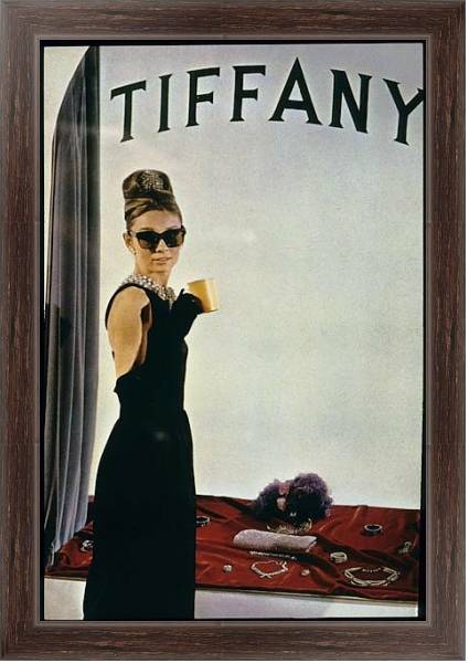 Постер Хепберн Одри 126 с типом исполнения На холсте в раме в багетной раме 221-02