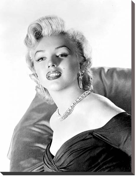 Постер Monroe, Marilyn 9 с типом исполнения На холсте без рамы