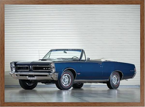 Постер Pontiac GTO Convertible '1965 с типом исполнения На холсте в раме в багетной раме 1727.4310