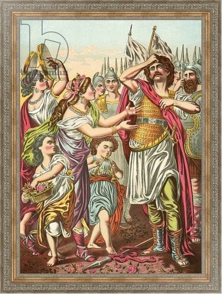 Постер Jephthah's Rash Vow с типом исполнения На холсте в раме в багетной раме 484.M48.310