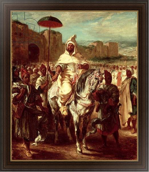 Постер Abd Ar-Rahman, Sultan of Morocco, 1845 с типом исполнения На холсте в раме в багетной раме 1.023.151