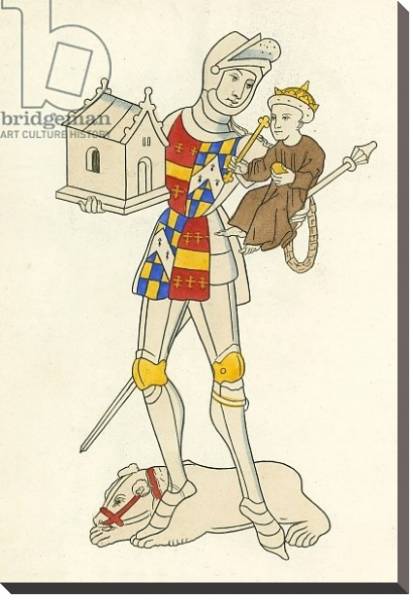 Постер Richarde de Beauchamp, Earl of Warwick 1483-5 с типом исполнения На холсте без рамы