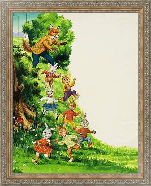 Постер Brer Rabbit 119 с типом исполнения На холсте в раме в багетной раме 484.M48.310