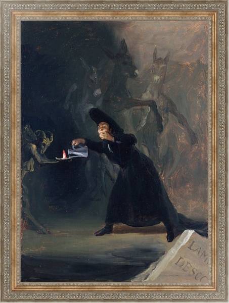 Постер A Scene from 'The Forcibly Bewitched' с типом исполнения На холсте в раме в багетной раме 484.M48.310