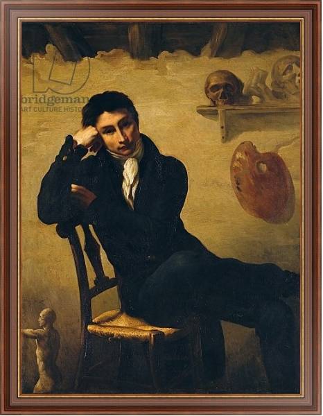 Постер Portrait of an Artist in his Studio с типом исполнения На холсте в раме в багетной раме 35-M719P-83