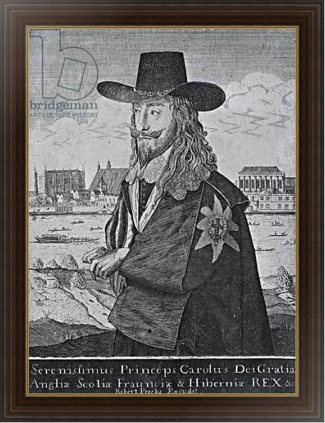 Постер Portrait of King Charles I с типом исполнения На холсте в раме в багетной раме 1.023.151