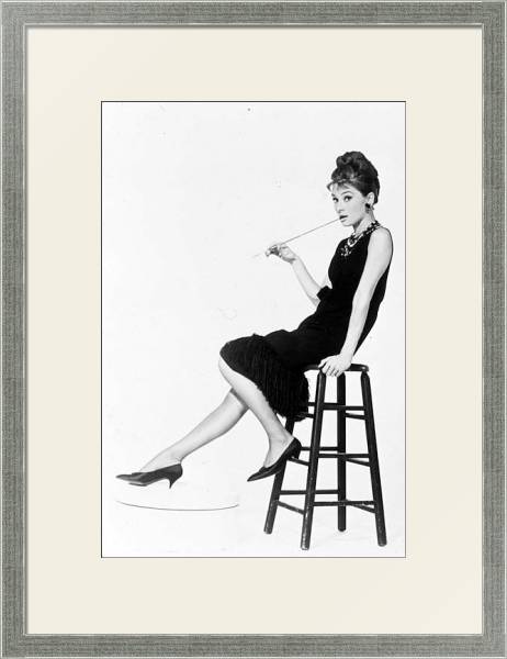 Постер Хепберн Одри 125 с типом исполнения Под стеклом в багетной раме 1727.2510